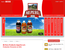 Tablet Screenshot of miperuproductsimport.com